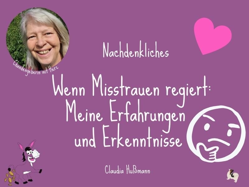 Zu viel Misstrauen ist ungesund.